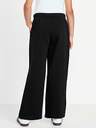 Image number 2 showing, Favorite Fleece High-Waisted Wide-Leg Sweatpants for Girls