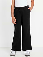 Image number 1 showing, Favorite Fleece High-Waisted Wide-Leg Sweatpants for Girls