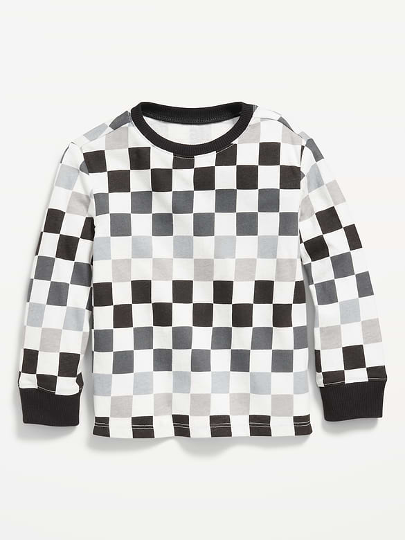 Printed Long-Sleeve T-Shirt for Toddler Boys