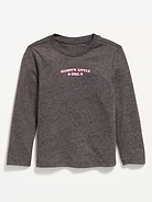 Image number 1 showing, Long-Sleeve Graphic T-Shirt for Toddler Girls