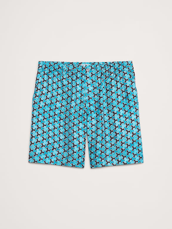 The White Lotus 8" Silk Twill Pull-On Short