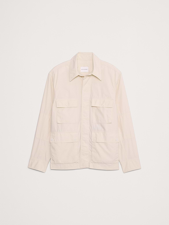 The White Lotus Poplin Field Shirt-Jacket