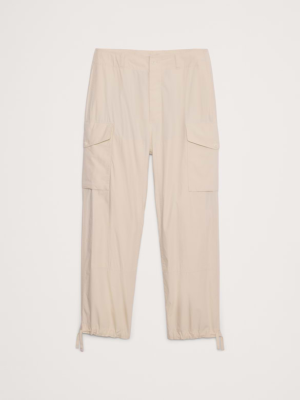 The White Lotus Relaxed Poplin Cargo Pants