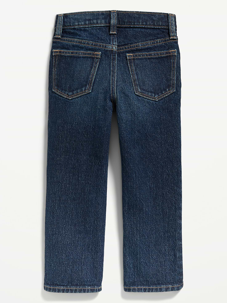 Image 2 of 2, Straight-Leg Built-In Flex Jeans for Toddler Boys