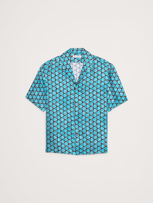 The White Lotus Silk Twill Resort Shirt