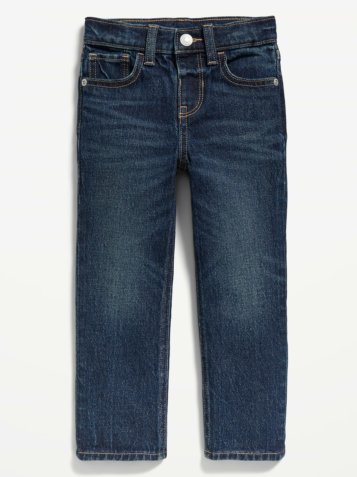 Image number 1 showing, Straight-Leg Built-In Flex Jeans for Toddler Boys