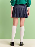 Image 2 of 4, Pleated Twill Skirt for Girls
