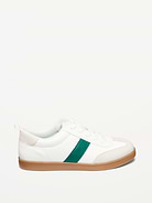 Image number 4 showing, Faux-Leather Lace-Up Soccer Sneakers for Boys