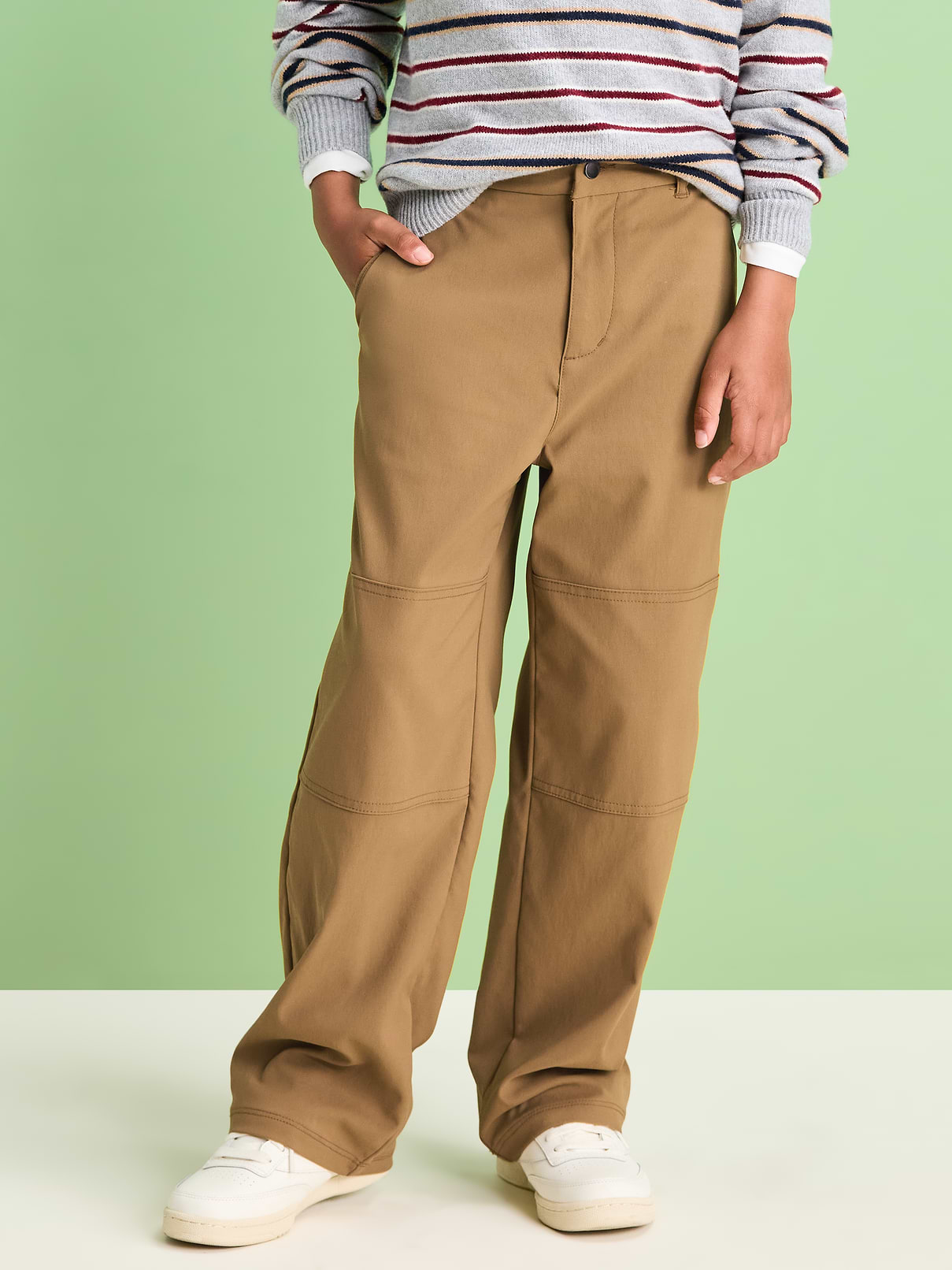 Image 3 de 5, Pantalon de menuisier coupe généreuse Tech sans limites pour garçon
