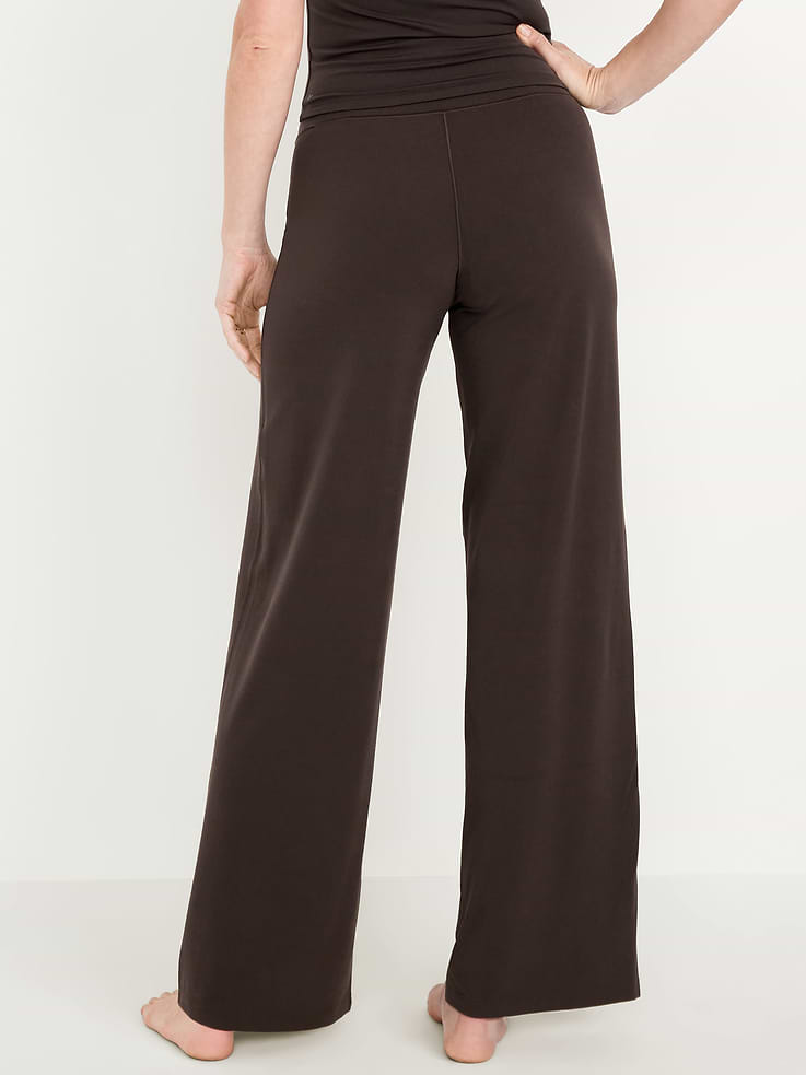 Image number 2 showing, High-Waisted StudioSmooth Wide-Leg Pants