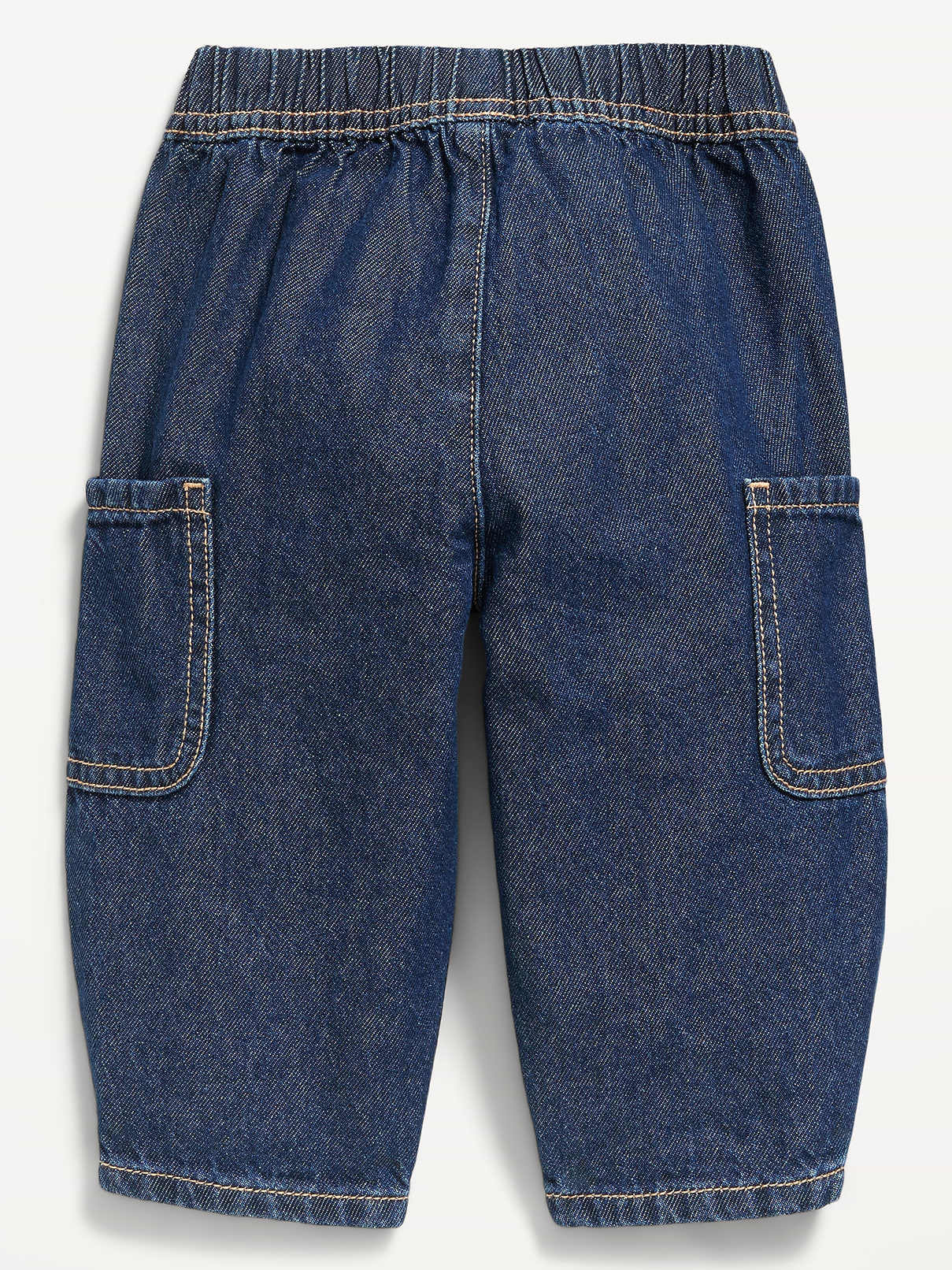 Image number 2 showing, Baggy Barrel-Leg Cargo Jeans for Baby
