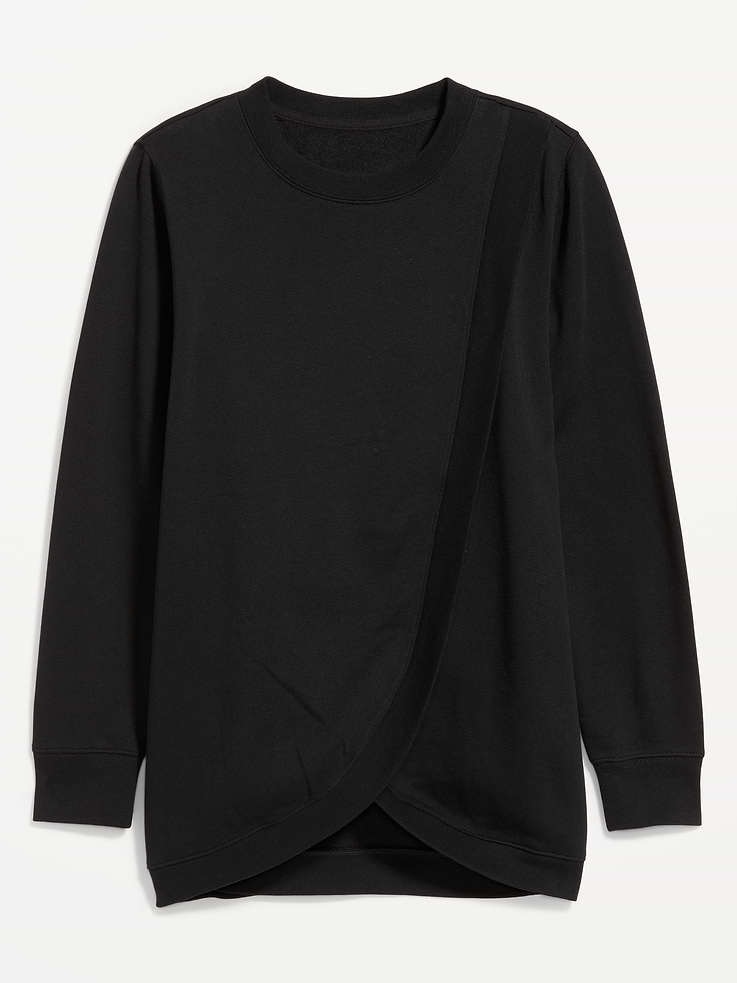 Image number 4 showing, Maternity Cross-Front Nursing Tunic