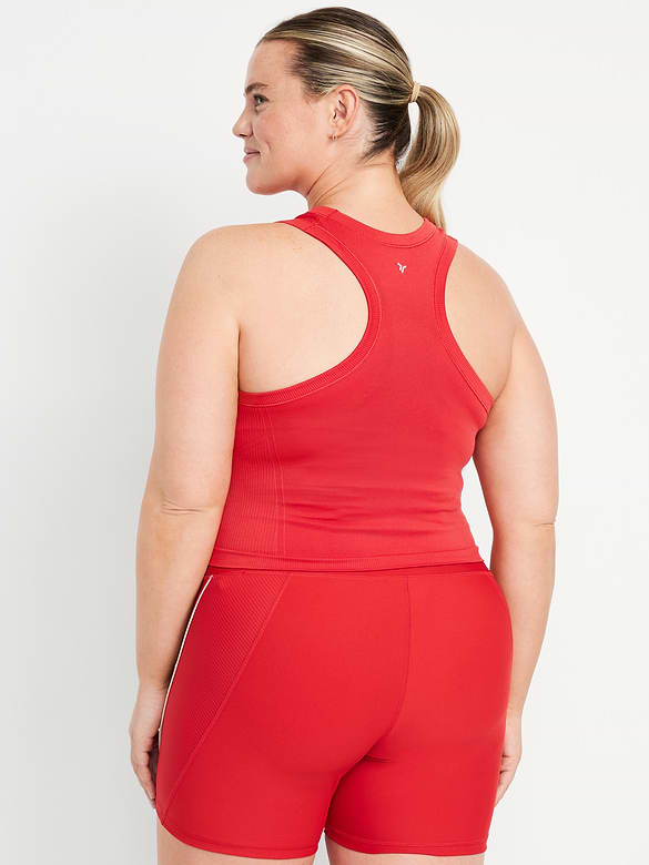 Fluid Seamless Fitted Crop Tank Top