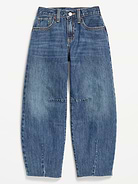 Image number 4 showing, Super Baggy Barrel-Leg Jeans for Girls