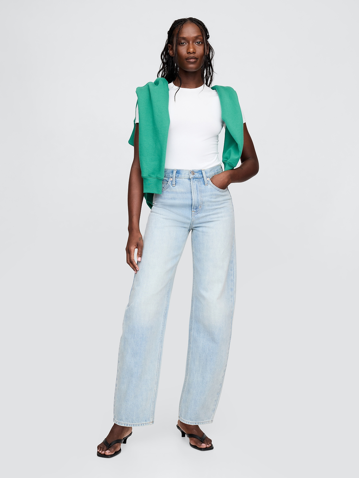 CloseKnit Jersey T-Shirt Thong Bodysuit | Gap