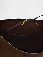 Image number 4 showing, Vegan Suede Bucket Bag