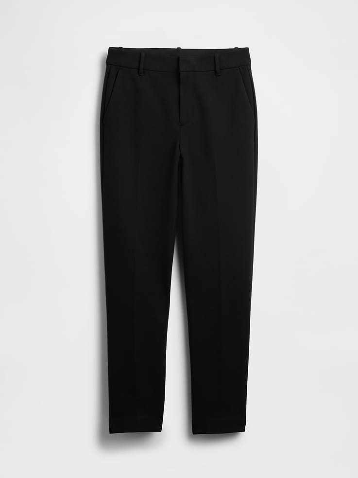 Image number 7 showing, High Rise Double Knit Slim Crop Pants