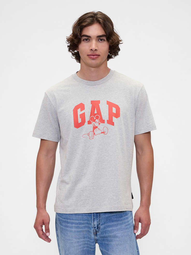 Image number 1 showing, Gap × Disney Mickey Mouse Everyday Soft Relaxed Logo T-Shirt