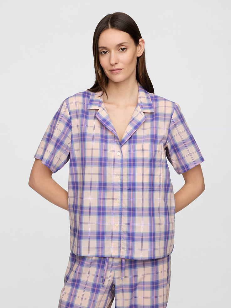 Image number 1 showing, Poplin PJ Shirt