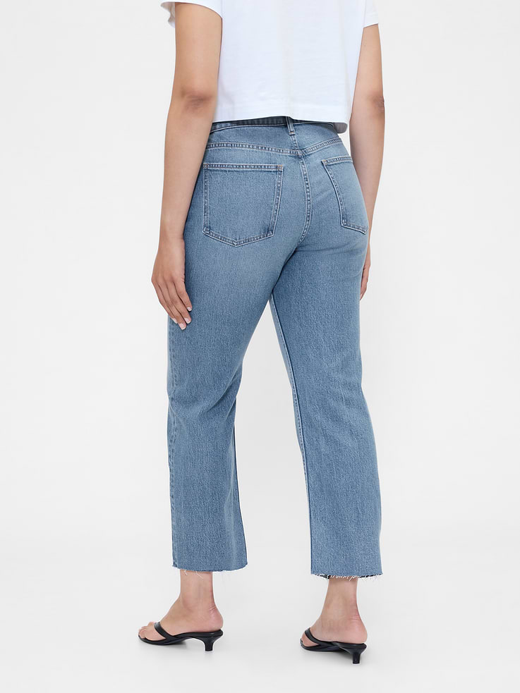 Image number 6 showing, High Rise ’90s Slim Straight Crop Jeans