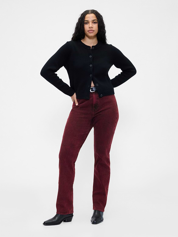 High Rise '90s Slim Straight Jeans