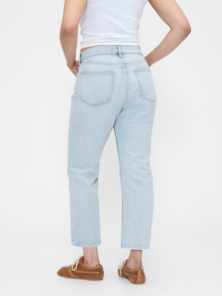 Image number 6 showing, High Rise '90s Slim Straight Crop Jeans
