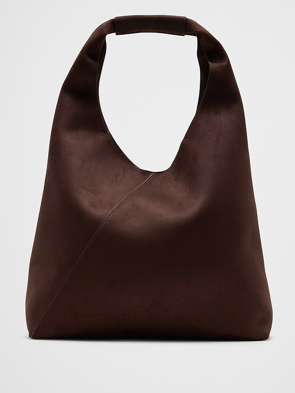 Vegan Leather Slouchy Tote