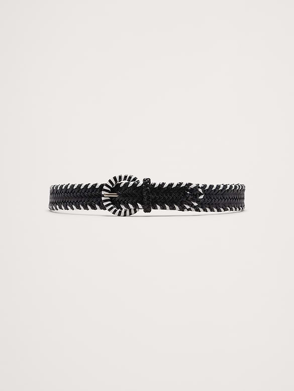 Braided Leather Belt by Dragon Diffusion