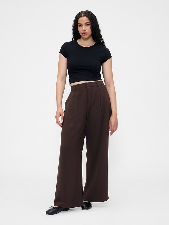 365 High Rise Pleated Trousers