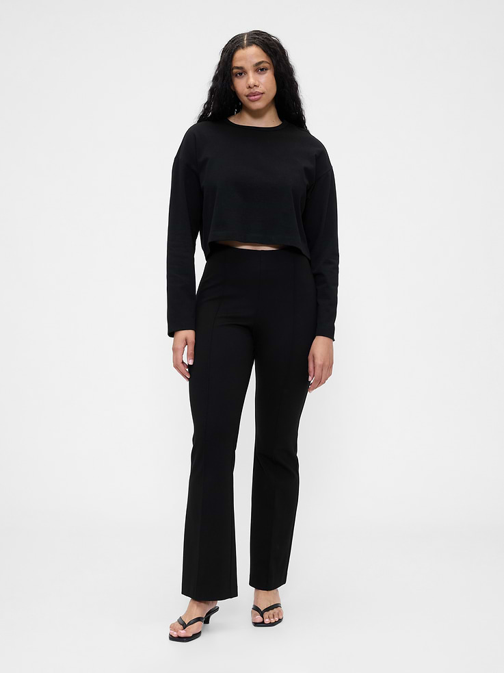 Image number 5 showing, High Rise Double Knit Boot Pants