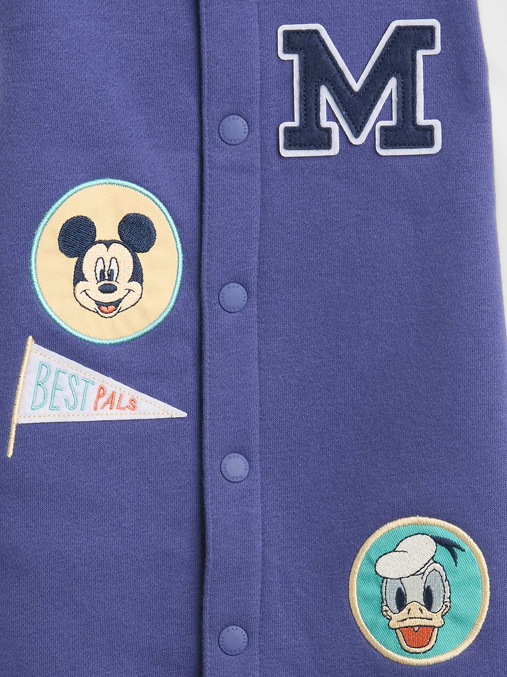 Image number 3 showing, Gap × Disney Baby VintageSoft Varsity One-Piece