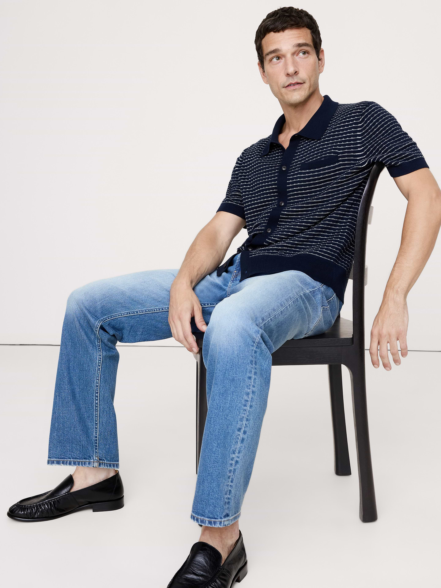 Image number 1 showing, Stripe Cotton Resort Shirt