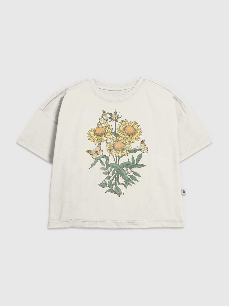 Image number 1 showing, Kids Sunflowers Graphic T-Shirt
