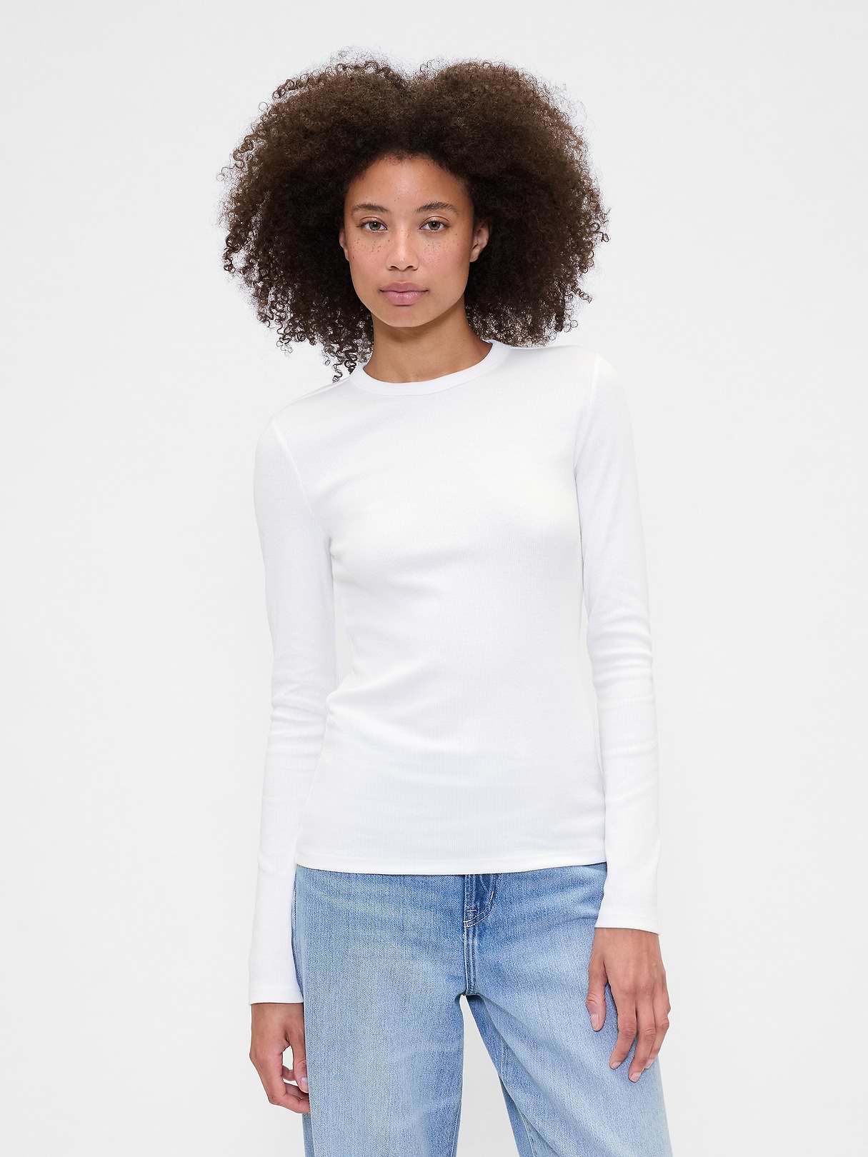 Essential Ribbed Crewneck T-Shirt | Gap Factory
