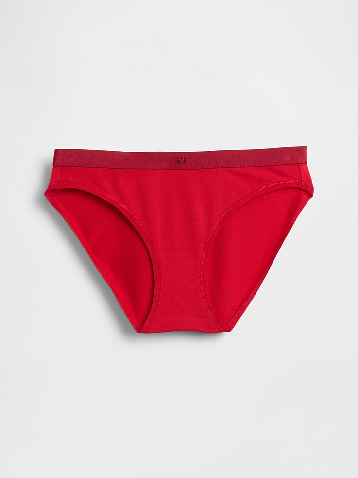 Image number 3 showing, Organic Stretch Cotton Logo Bikini