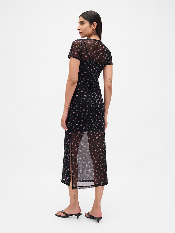 Mesh Maxi Dress
