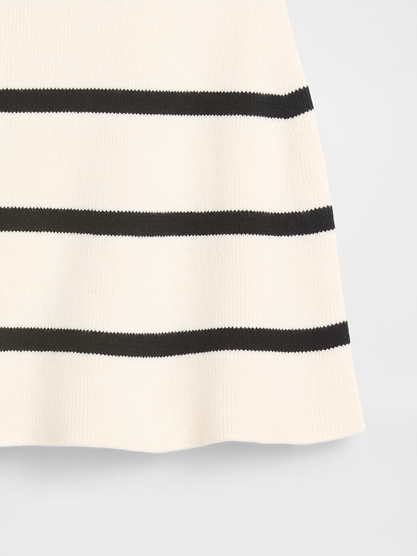 Kids Pull-On Stripe Sweater Skirt