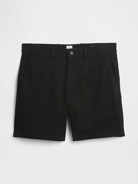 7" Essential Khaki Shorts