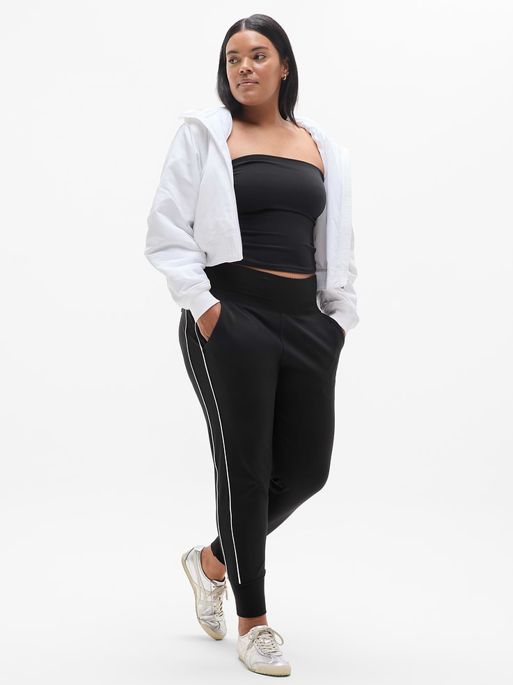 Image number 5 showing, Venice High Rise Track Stripe Jogger