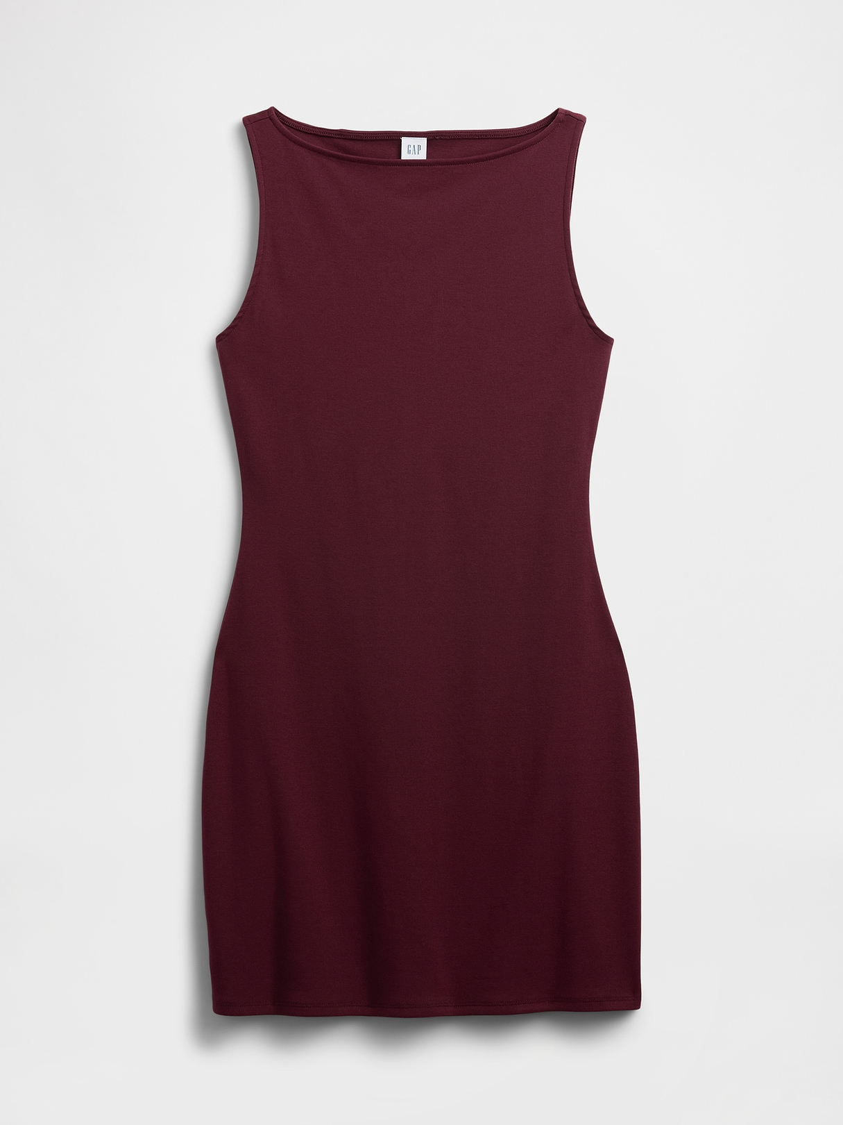 Modern Ribbed Boatneck Mini Dress | Gap Factory