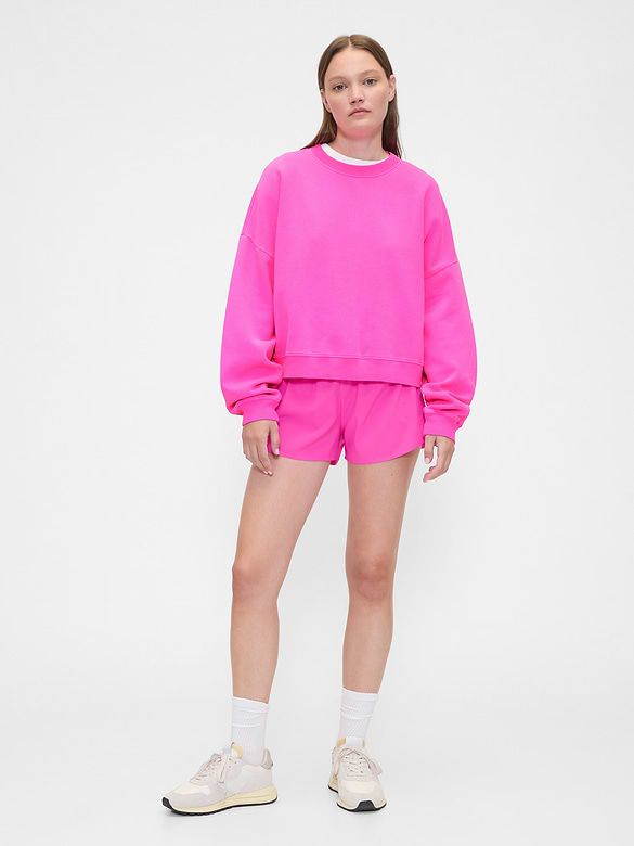 Relaxed Wedge Crewneck Sweatshirt