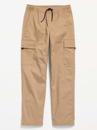 Image number 4 showing, Loose Pull-On Cargo Tech Taper Pants for Boys