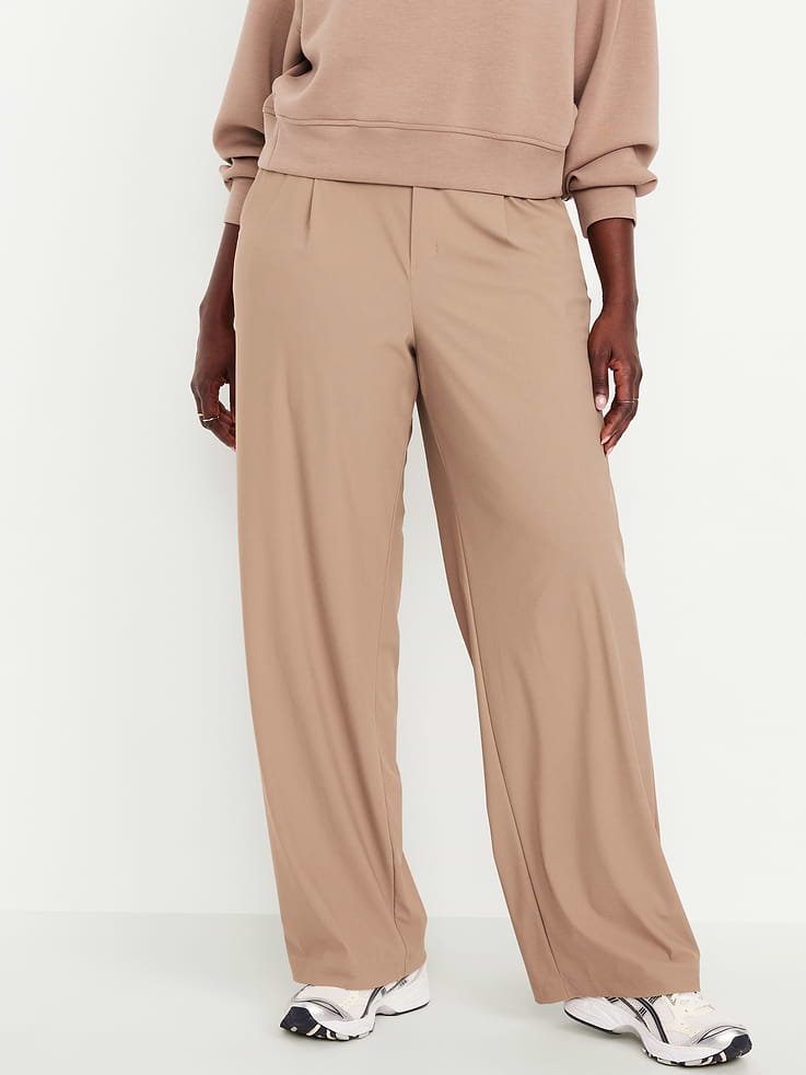 L'image numéro 5 présente Pantalon tailleur Tech Élégant à taille haute
