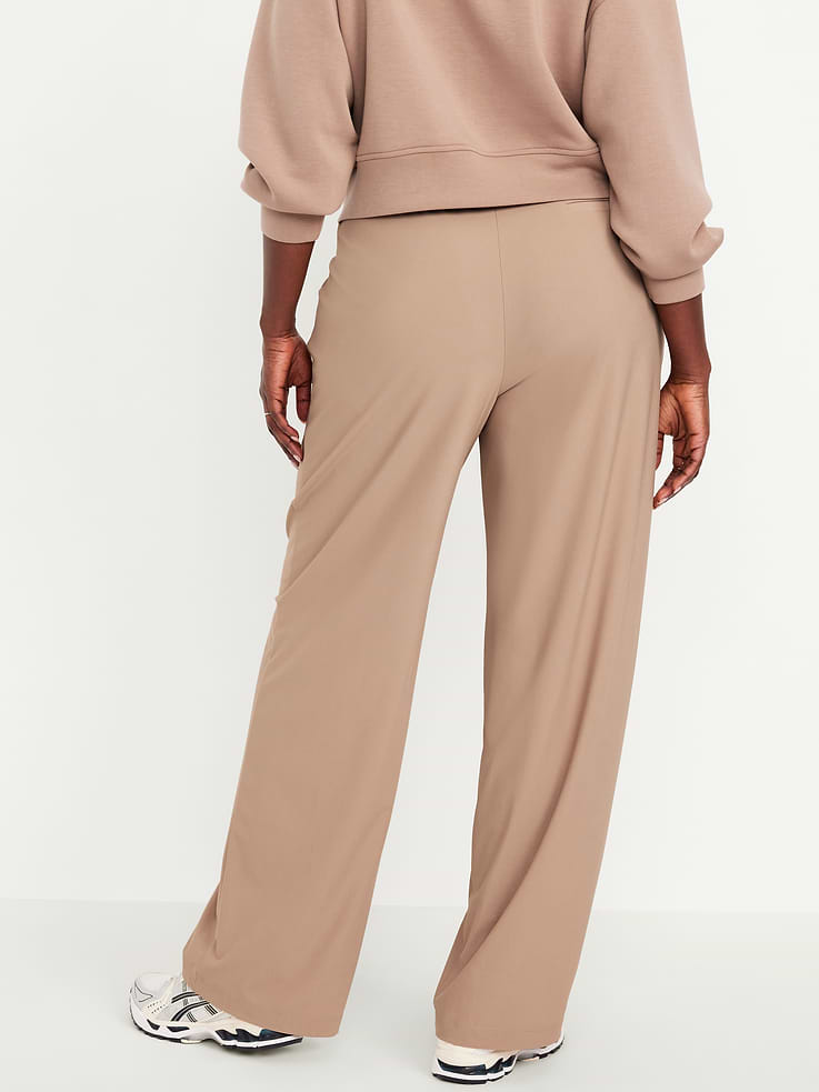 L'image numéro 6 présente Pantalon tailleur Tech Élégant à taille haute