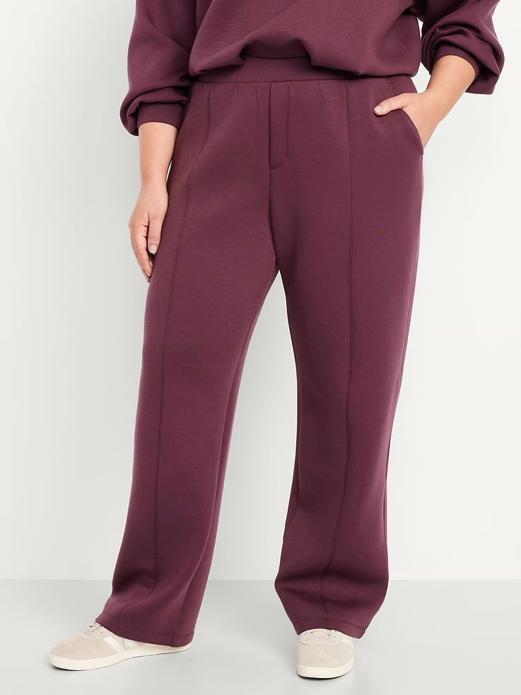 Image number 7 showing, High-Waisted Bounce Fleece Trouser Sweatpants
