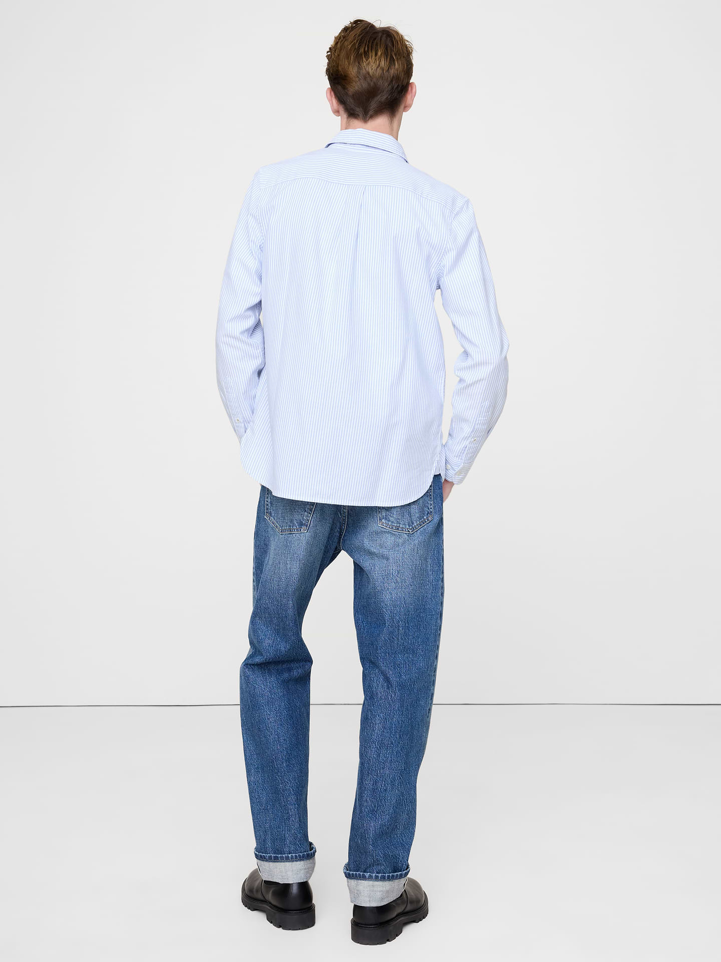 L'image numéro 2 présente Chemise Oxford, coupe standard