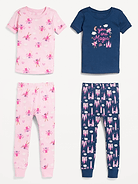 Image number 2 showing, Snug-Fit Graphic Pajama 4-Piece for Toddler & Baby