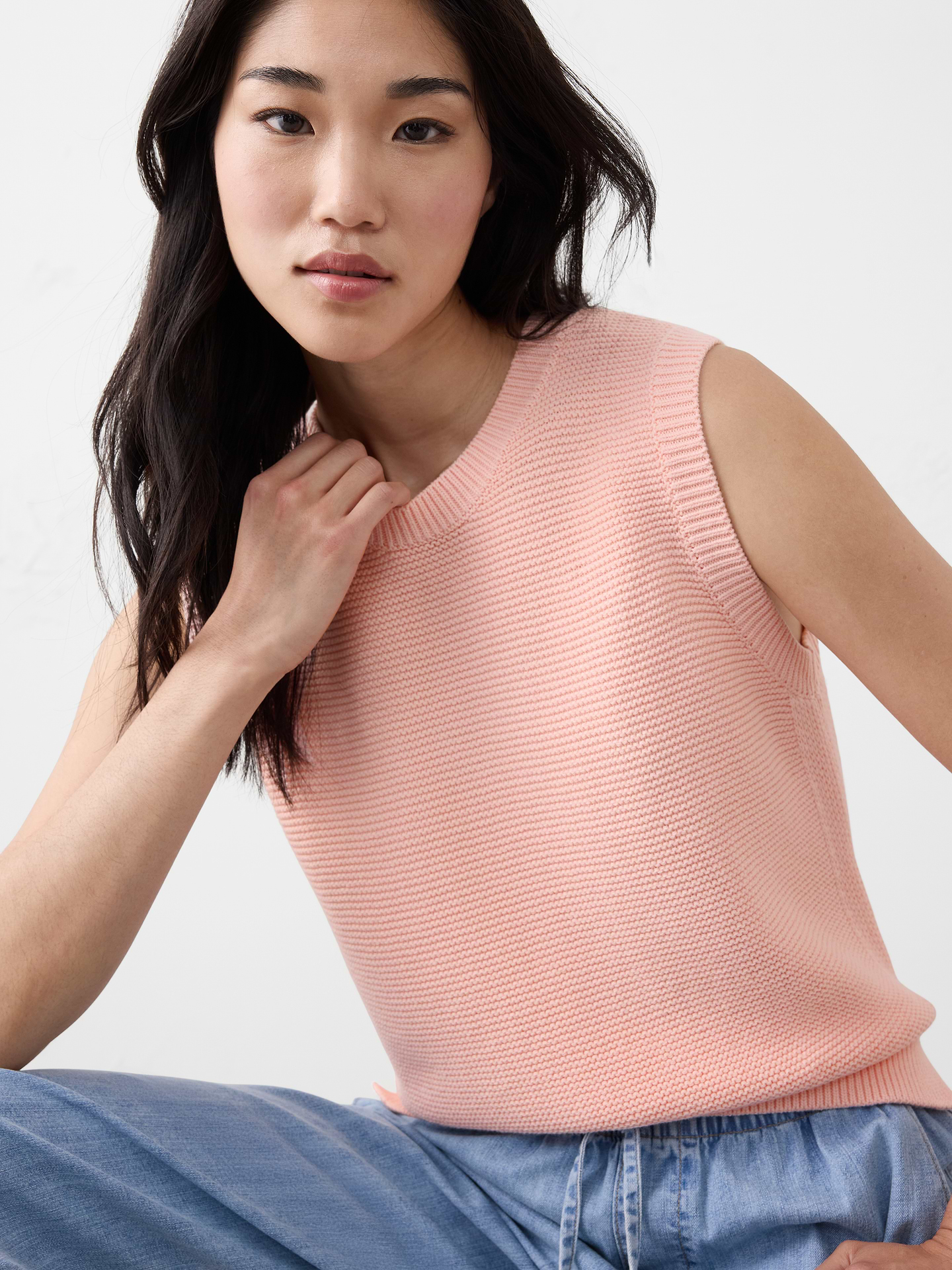 Image number 3 showing, Textured Sweater Tank