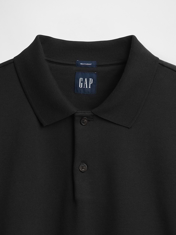Adult Heavyweight Oversized Polo Sweatshirt