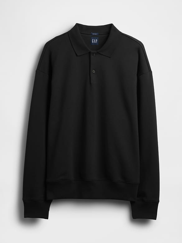 Adult Heavyweight Oversized Polo Sweatshirt